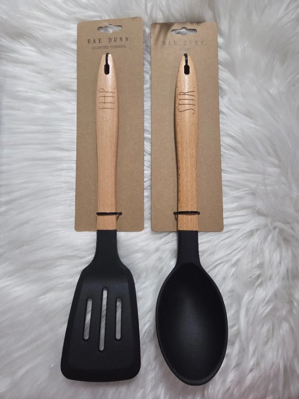 Rae Dunn Slotted Turner & Spoon Set